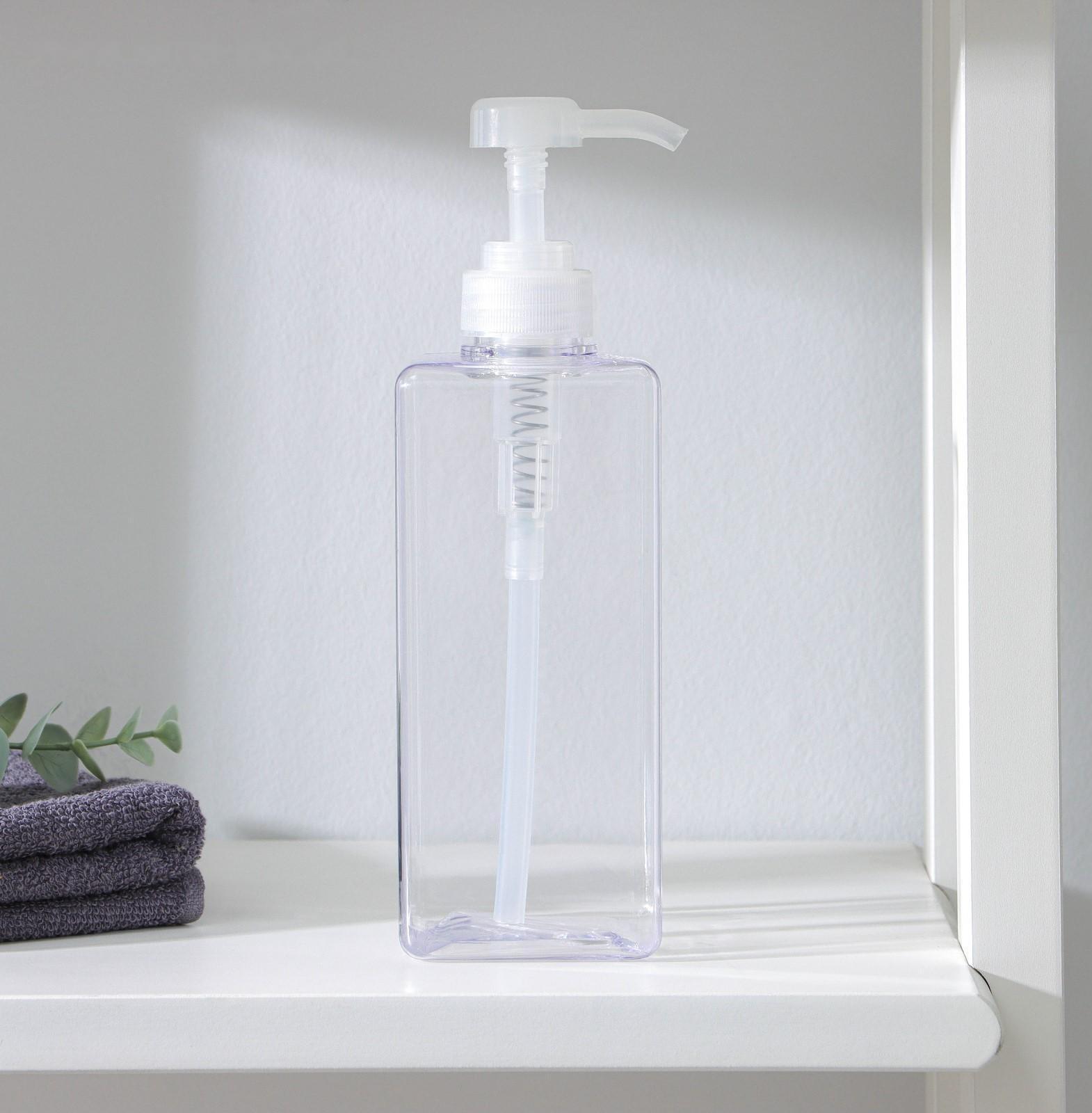 Дозатор для мыла, 700 мл, прозрачный