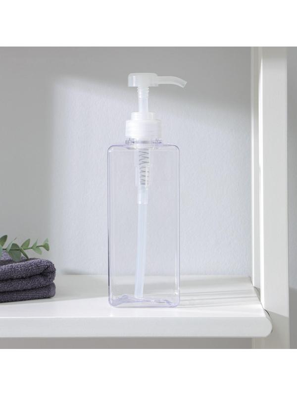 Дозатор для мыла, 700 мл, прозрачный