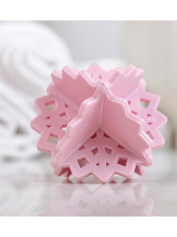 Шарики для стирки белья Доляна, 4 шт, цвет МИКС