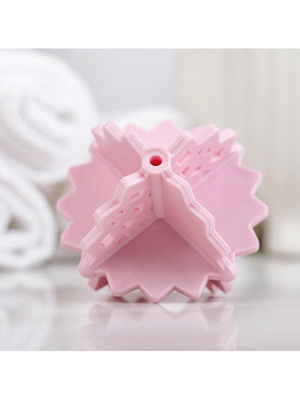 Шарики для стирки белья Доляна, 4 шт, цвет МИКС