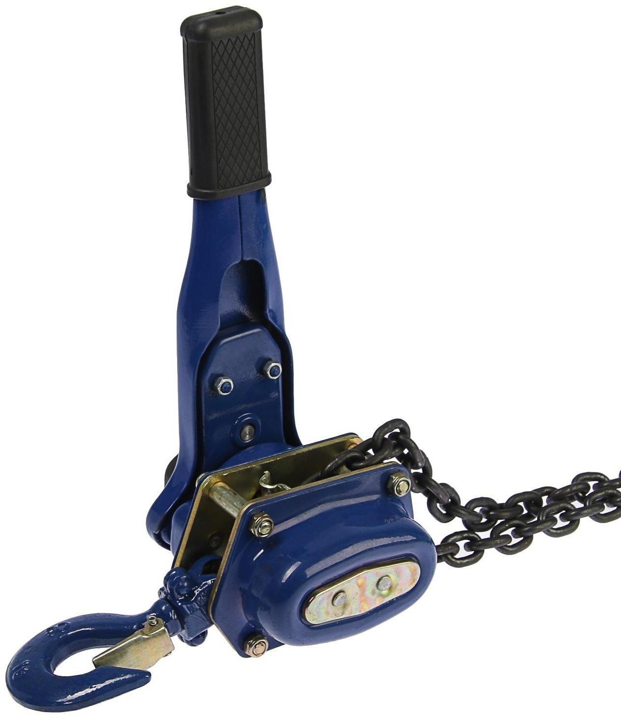 Таль рычажная ТУНДРА, 1 тонна, высота 1.5 метра