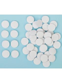 Липучка на клеевой основе «Круг», набор 55 шт., размер 1 шт: 1,5 см