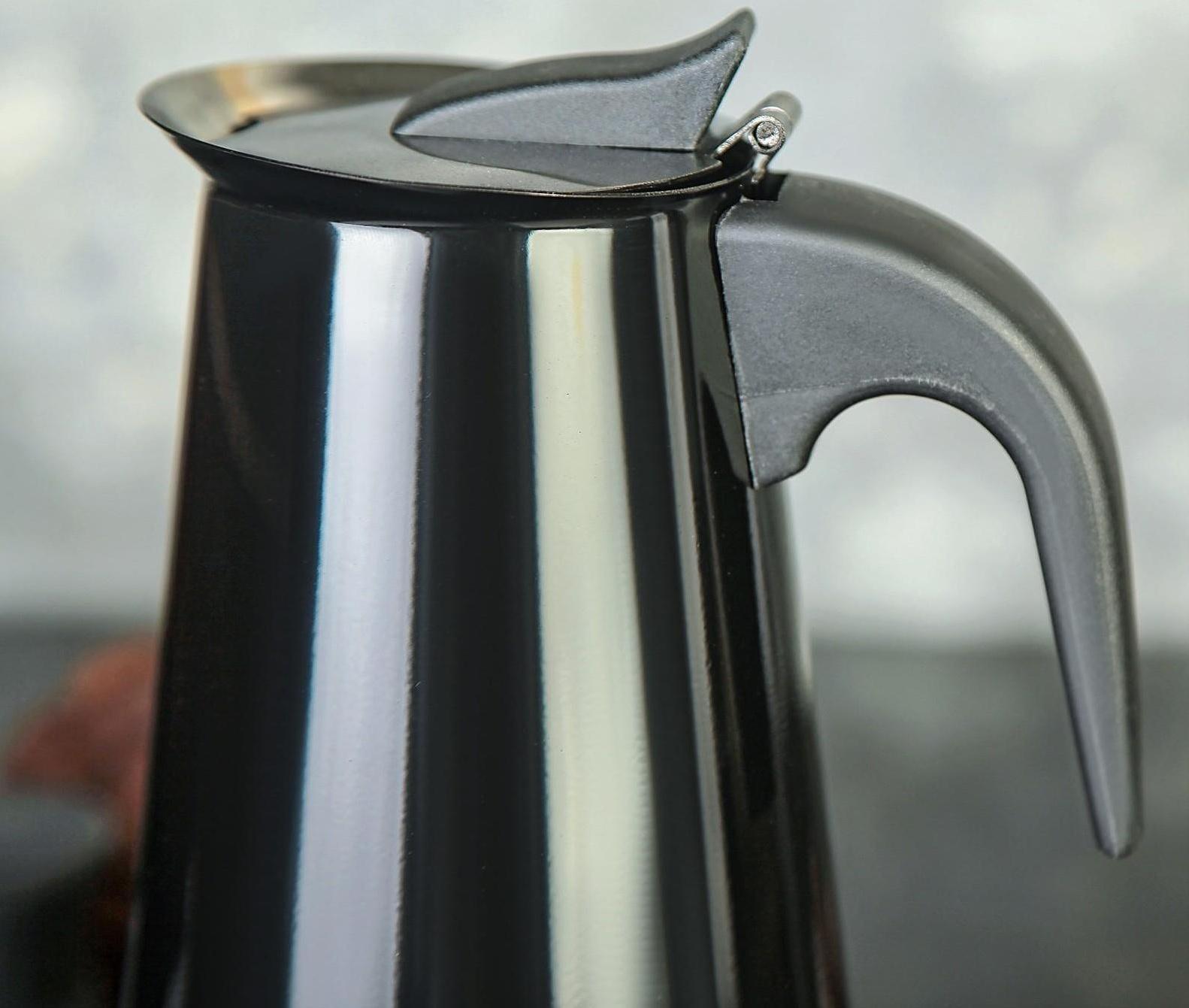 Кофеварка гейзерная «Итальяно», на 6 чашек, 300 мл, цвет чёрный