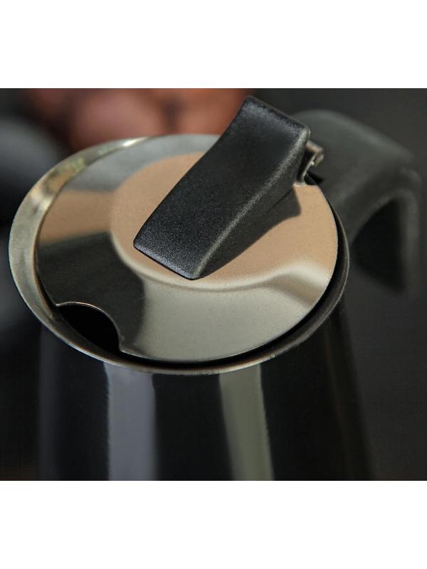 Кофеварка гейзерная «Итальяно», на 6 чашек, 300 мл, цвет чёрный