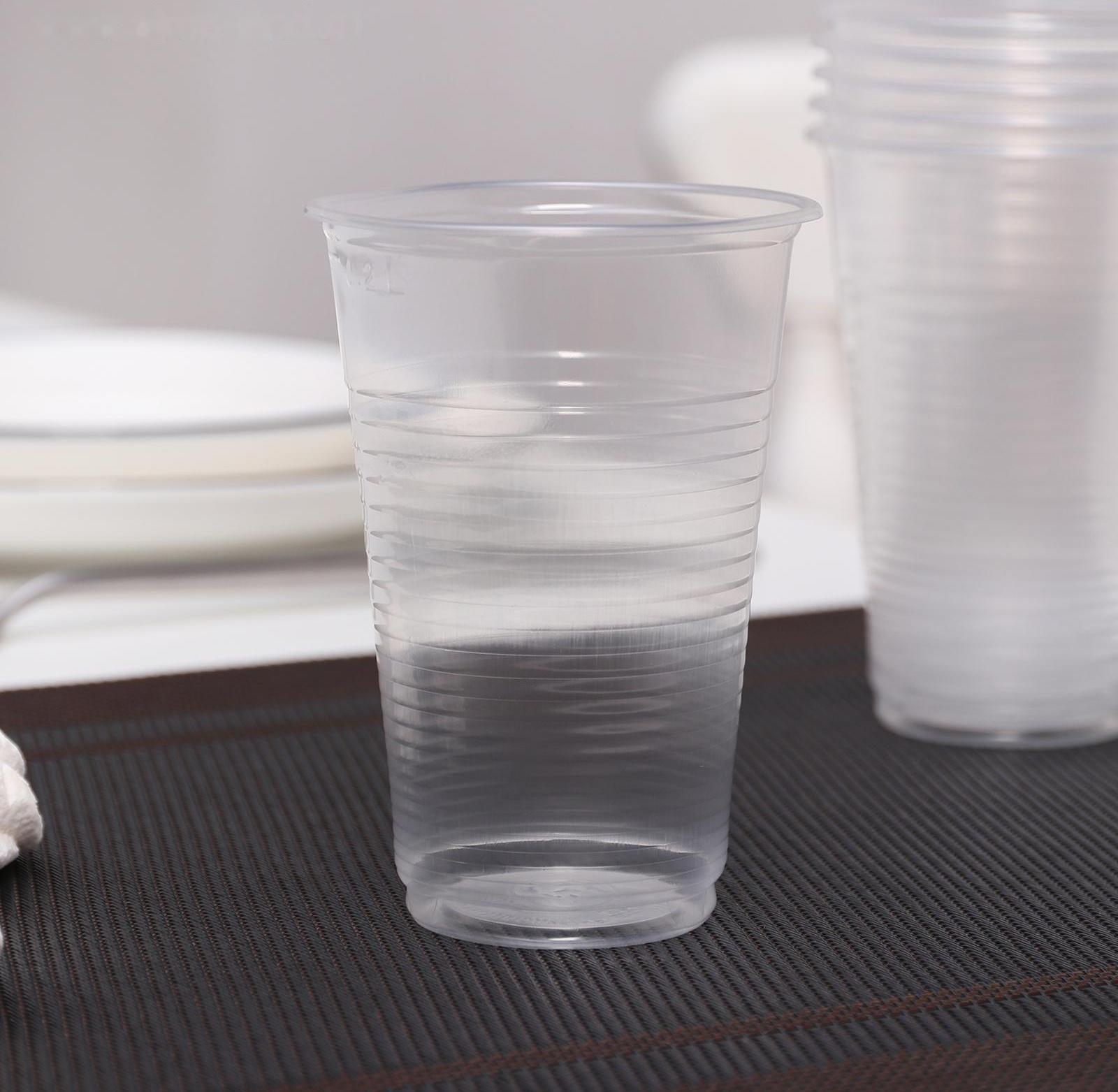 Стакан одноразовый Не ЗАБЫЛИ! «Евро», 200 мл, цвет прозрачный