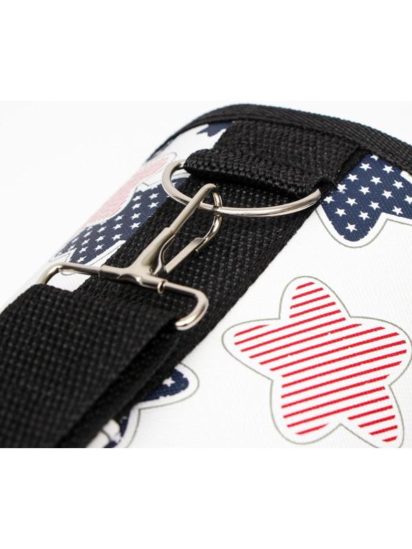 Сумка-переноска для кошек и собак, каркасная «Звёзды», размер S, 37,5 х 17 х 22 см