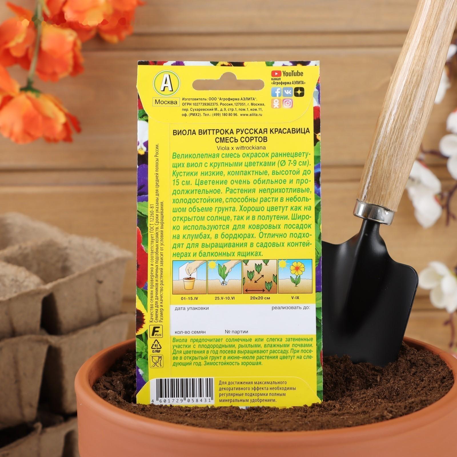 Семена цветов Виола 
