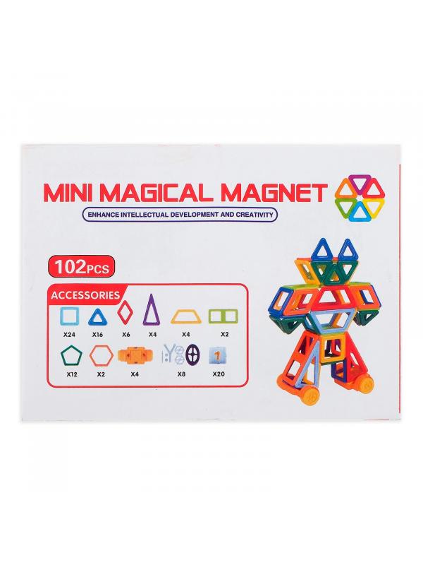 Магнитный конструктор Xinbida «Mini Magical Magnet» 718-1 / 102 детали