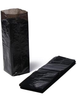 Пакет для рассады, 1.6 л, 8 × 30 см, полиэтилен толщиной 50 мкм, с перфорацией, чёрный, Greengo