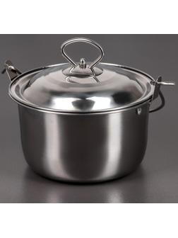 Котелок из нержавеющей стали «Походный», 1,7 л, 18×10 см