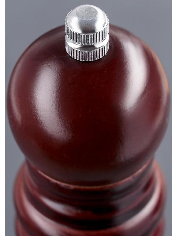 Мельница для специй, 25×4,5 см, металлический механизм, цвет тёмное дерево