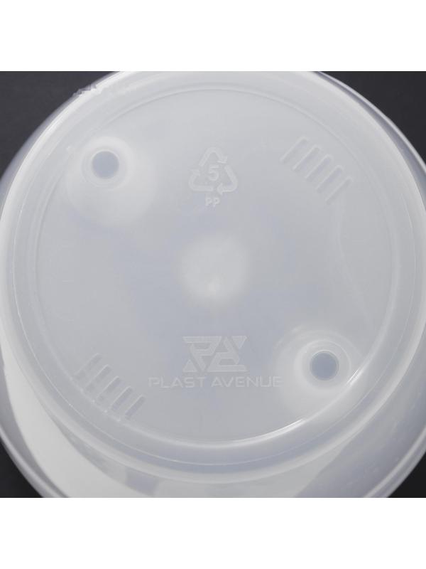 Кашпо для цветов со вставкой «Грация», 2,8 л, прозрачный