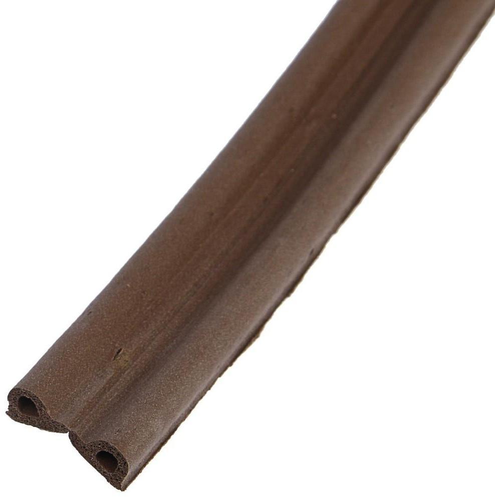 Уплотнитель резиновый ТУНДРА, профиль Р, размер 5.5х9 мм, коричневый, в упаковке 10 м 379473