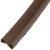 Уплотнитель резиновый ТУНДРА, профиль Р, размер 5.5х9 мм, коричневый, в упаковке 10 м 379473