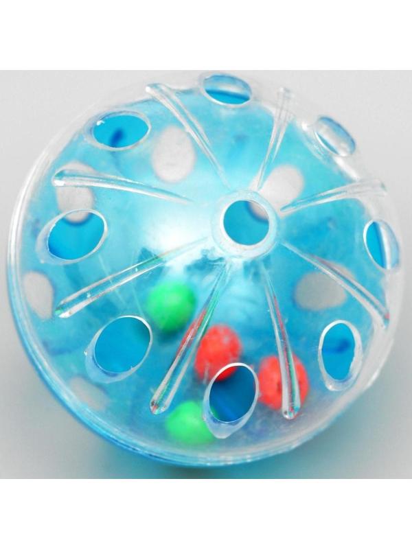 Набор игрушек для кошек: мышь 6 см и 2 шарика, микс цветов