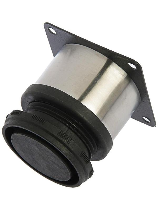 Опора мебельная, регулируемая, D=50 мм, h=50 мм, цвет сатиновый никель