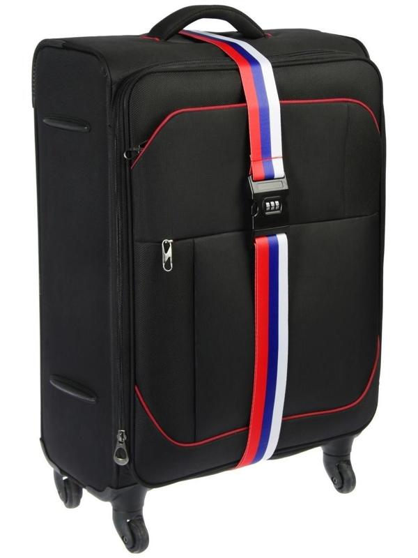 Ремень для чемодана или сумки с кодовым замком ТУНДРА, 