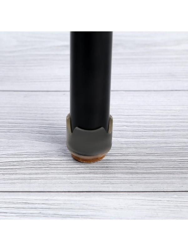 Накладка мебельная круглая ТУНДРА, d=17-21 мм, 4 шт.