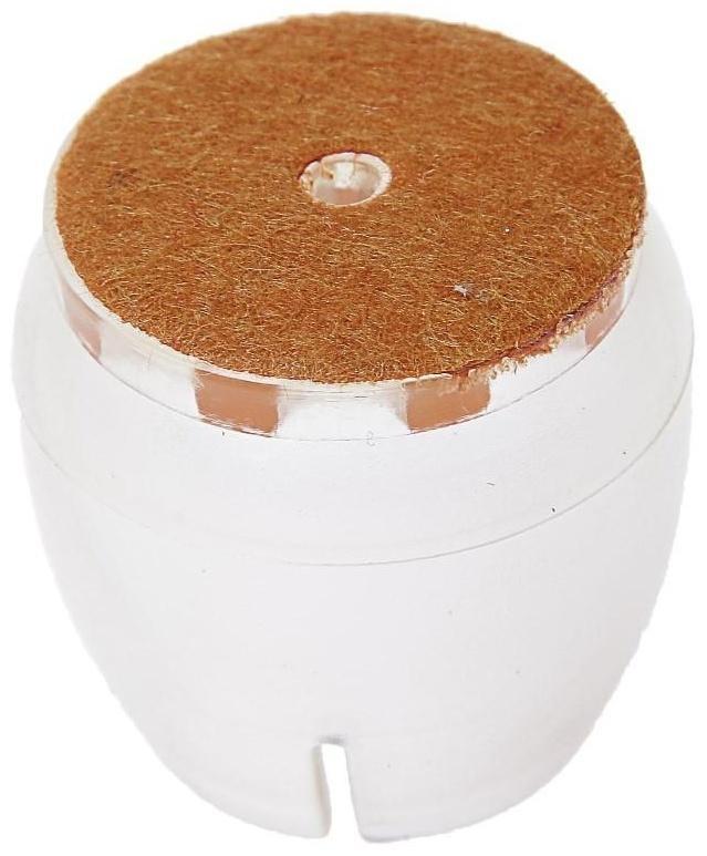 Накладка мебельная круглая ТУНДРА, d=25-29 мм, 4 шт.