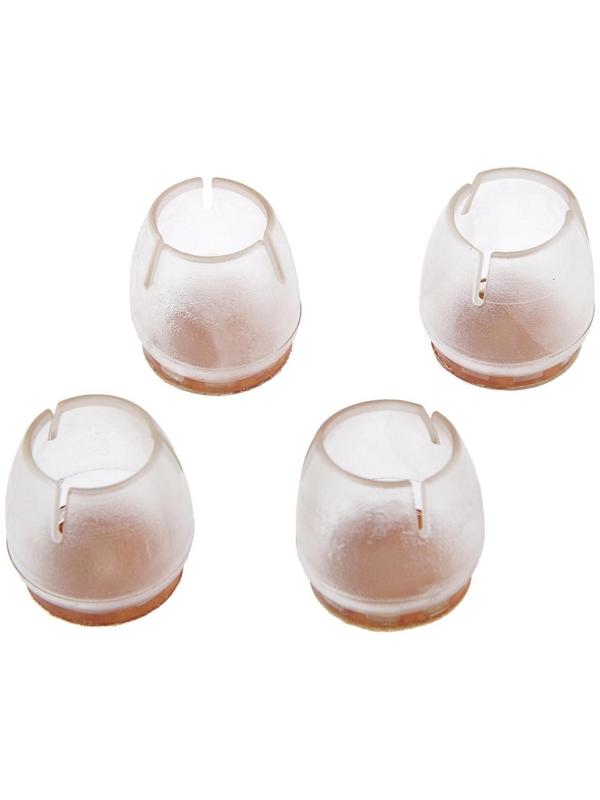 Накладка мебельная круглая ТУНДРА, d=25-29 мм, 4 шт.