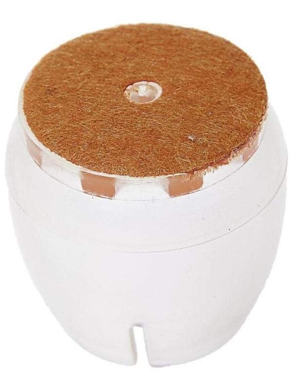 Накладка мебельная круглая ТУНДРА, d=25-29 мм, 4 шт.