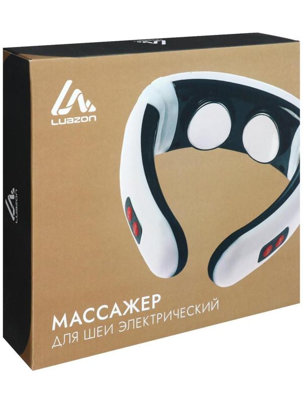 Массажёр для шеи Luazon LEM-16, 6 режимов, 2хААА (не в комплекте)