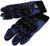 Перчатки мотоциклетные с защитными вставками, пара, размер XL, синий