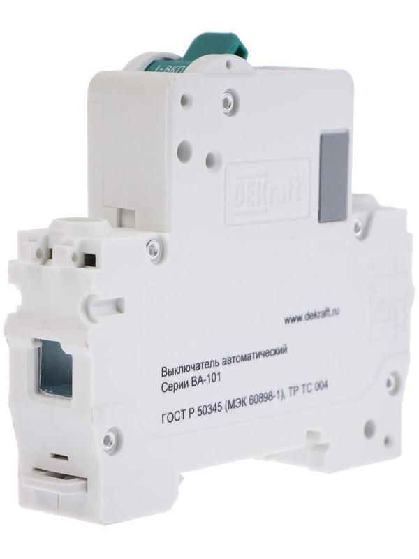Выключатель автоматический SE DEKraft ВА-101, 1 полюс, С, 32 А, 4.5 кА, 11057DEK