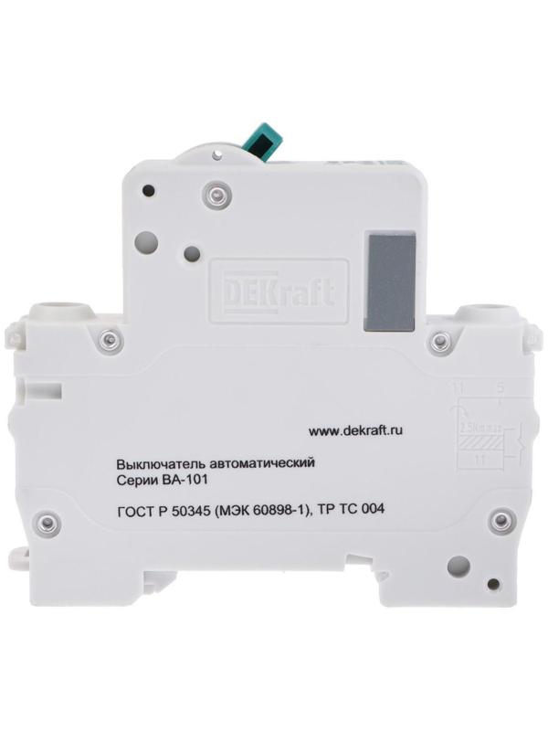 Выключатель автоматический SE DEKraft ВА-101, 1 полюс, С, 32 А, 4.5 кА, 11057DEK