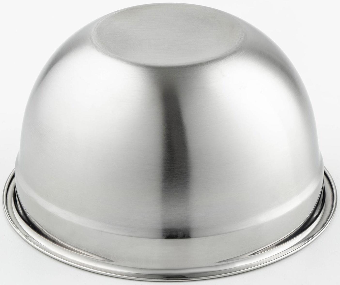 Миска из нержавеющей стали с мерной шкалой, 1,2 л, 20×10,2 см, толщина 0,6 мм