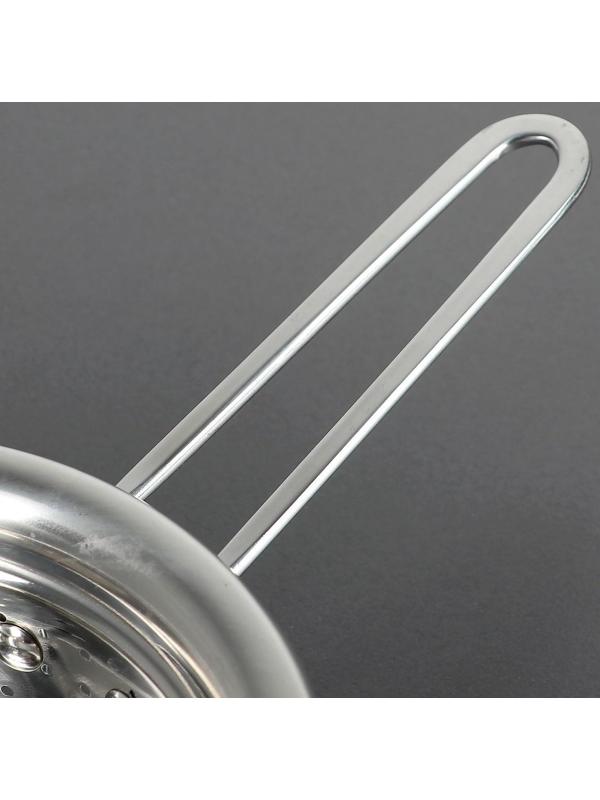 Дуршлаг из нержавеющей стали Доляна «Гудвин», d=20 см, длинная ручка