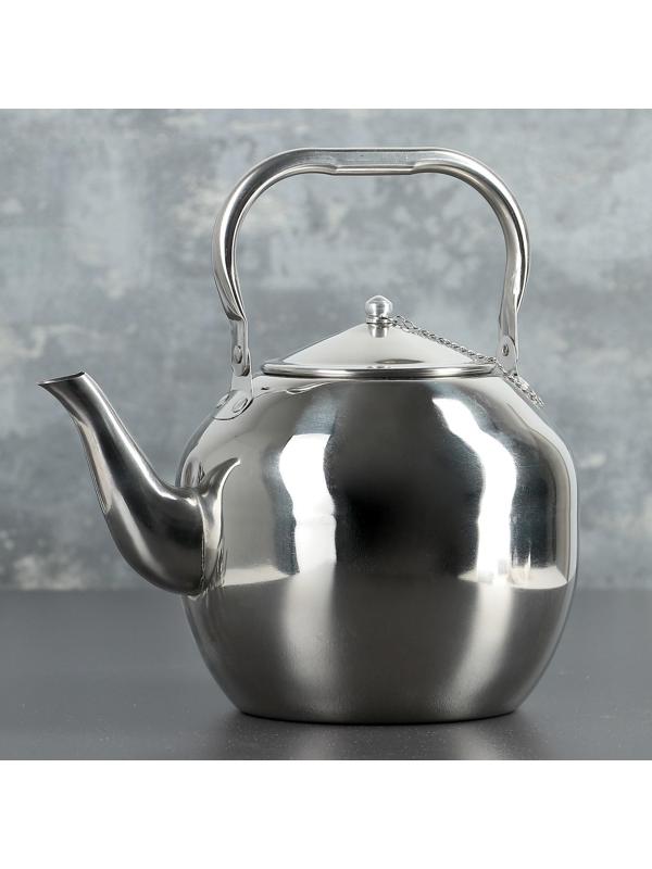 Чайник заварочный из нержавеющей стали «Аркадий», 3 л