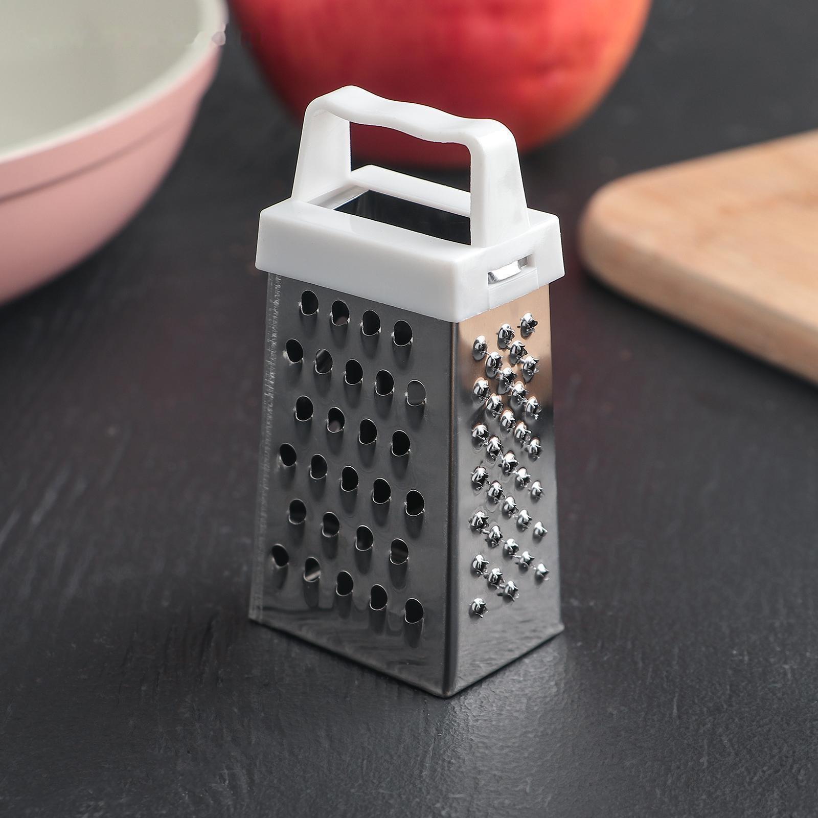 Тёрка четырёхгранная c магнитом Доляна, 3,5×7×3 см, цвет микс / 1 шт.