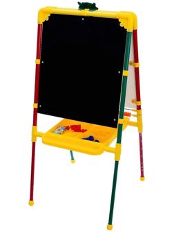 Мольберт детский, двусторонний «Растущий», регулируется по высоте, размер 755 × 516 × 70 мм