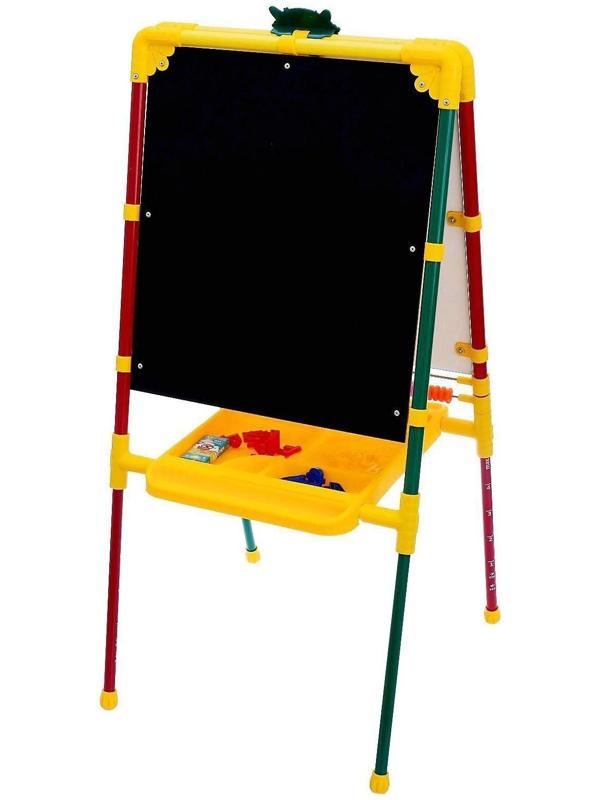 Мольберт детский, двусторонний «Растущий», регулируется по высоте, размер 755 × 516 × 70 мм