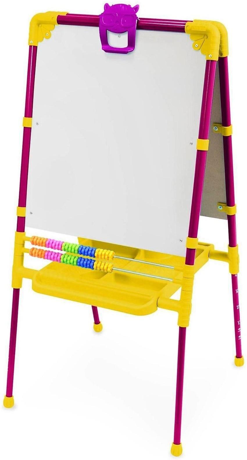 Мольберт детский, двусторонний «Растущий», регулируется по высоте, размер 755 × 516 × 70 мм