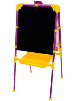 Мольберт детский, двусторонний «Растущий», регулируется по высоте, размер 755 × 516 × 70 мм