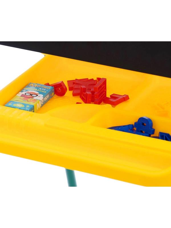 Мольберт детский, двусторонний «Растущий», регулируется по высоте, размер 755 × 516 × 70 мм