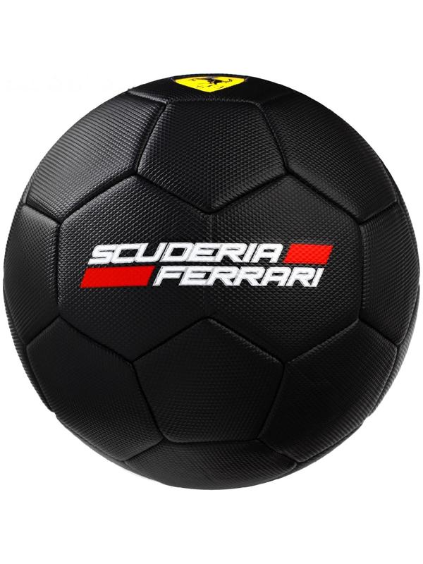 Мяч футбольный FERRARI, размер 5, PVC, цвет чёрный