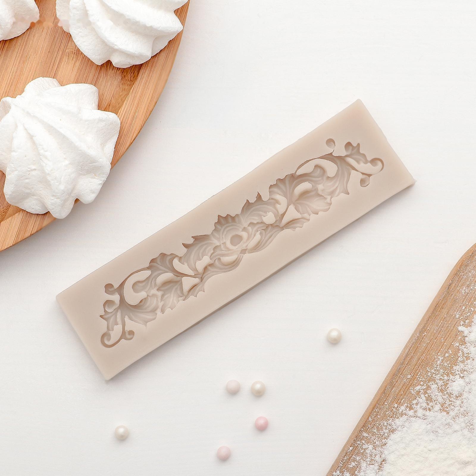 Молд «Лепнина», 14×4 см, цвет МИКС