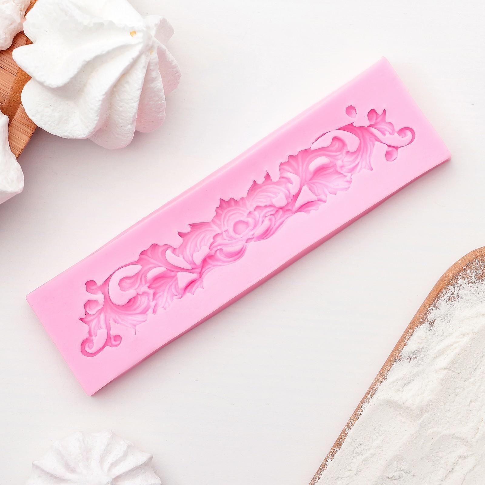 Молд «Лепнина», 14×4 см, цвет МИКС