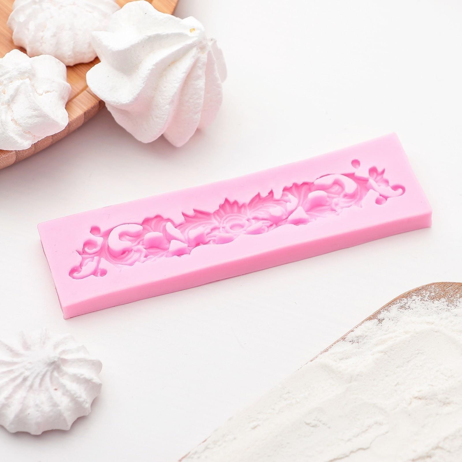 Молд «Лепнина», 14×4 см, цвет МИКС