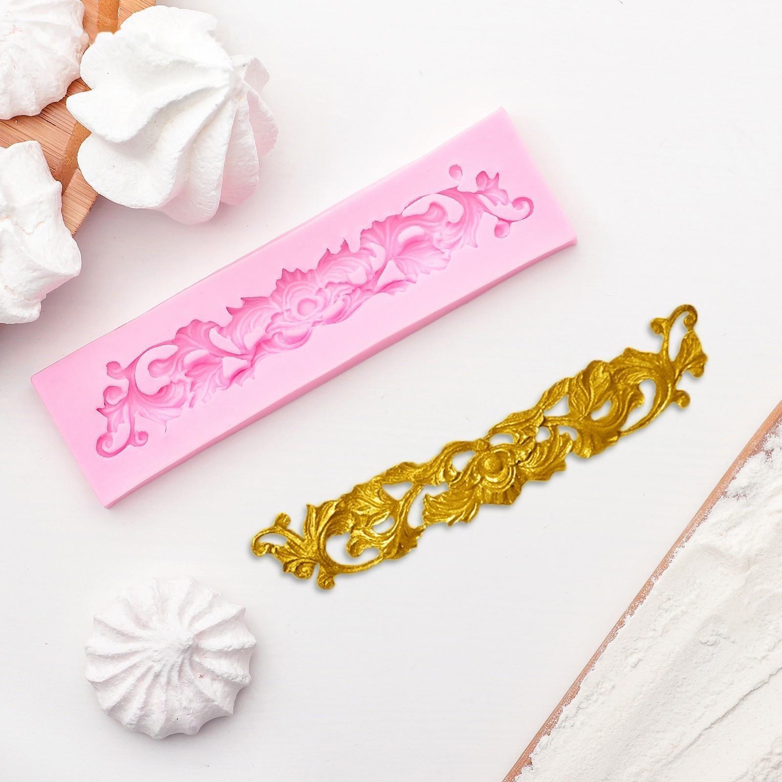 Молд «Лепнина», 14×4 см, цвет МИКС