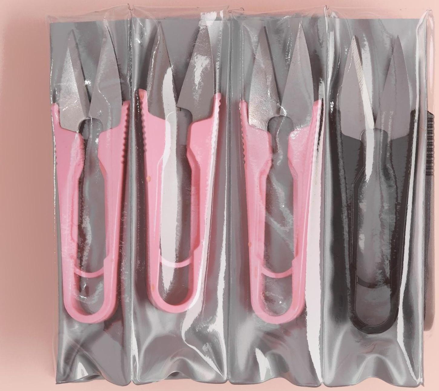 Ножницы для обрезки ниток, 10 см, цвет МИКС