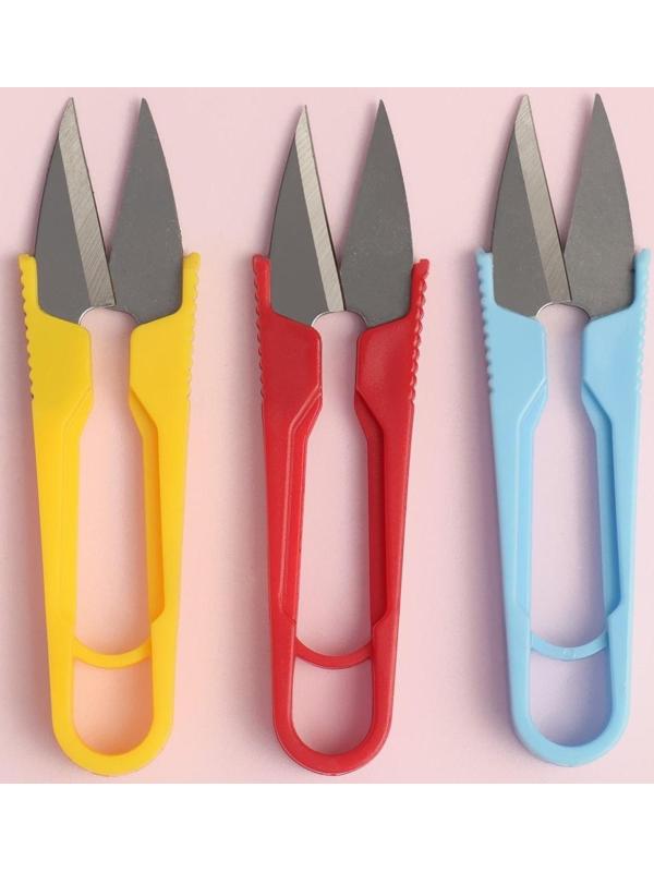 Ножницы для обрезки ниток, 10 см, цвет МИКС