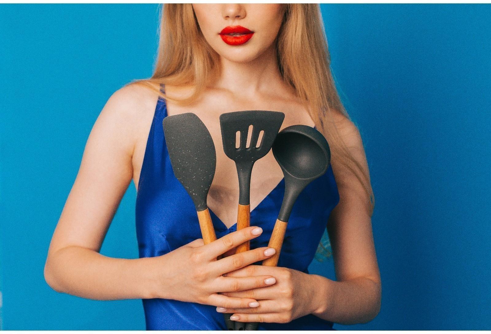 Половник Доляна «Брауни», 33 см, цвет МИКС