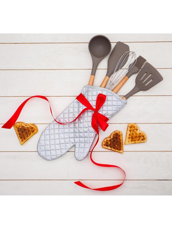 Половник Доляна «Брауни», 33 см, цвет МИКС