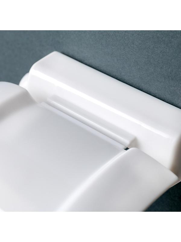 Держатель для туалетной бумаги, цвет белый