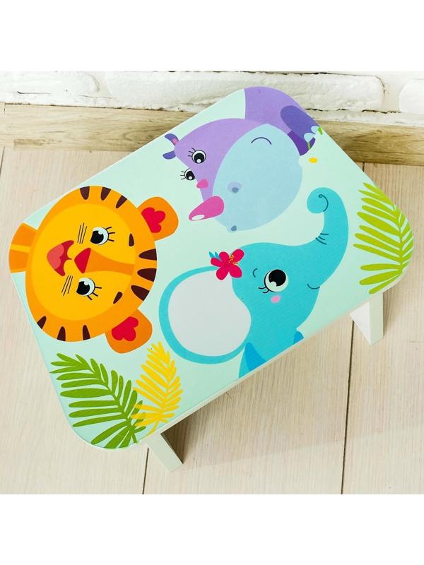 Стул-подставка для умывания «Зоопарк», детский