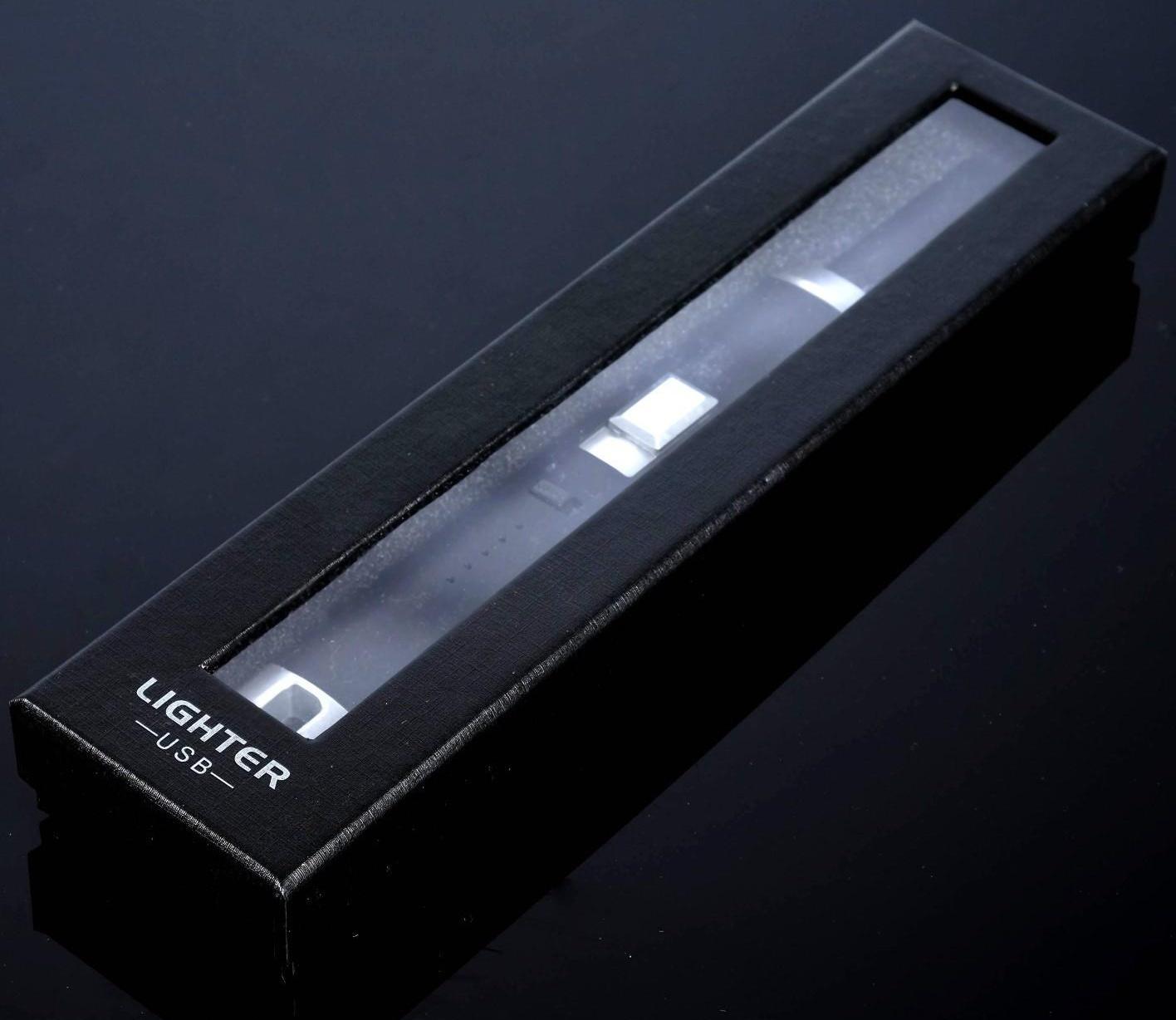 Зажигалка электронная, кухонная, 23 х 2.5 х 1.5 см, USB, черная